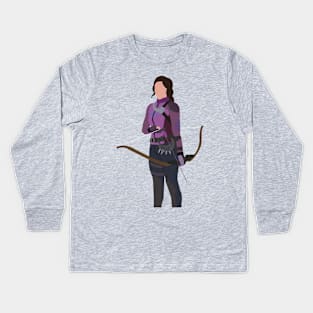 Kate Bishop Character Art Kids Long Sleeve T-Shirt